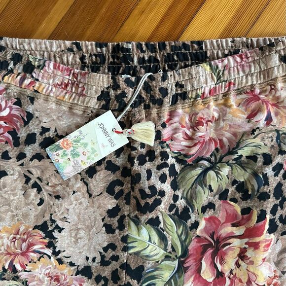 JOHNNY WAS Vintage Rose Sweatpants NWT Size L - Picture 3 of 4